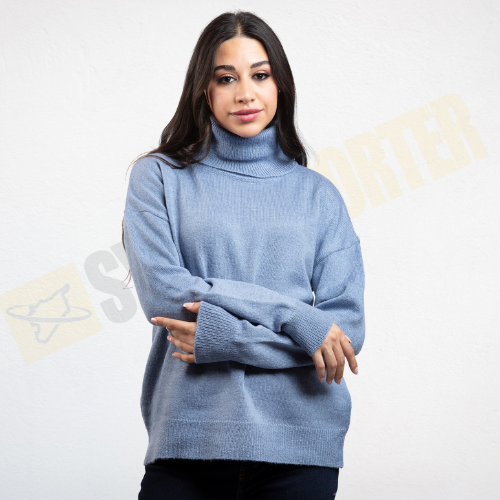 بلوزة محبوكة كبيرة الحجم